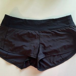 Lululemon speed up low rise 2.5 shorts